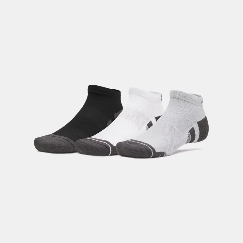 Performance Tech Unisex 3-Pack Low Socks Mod Gray White Jet Gray L