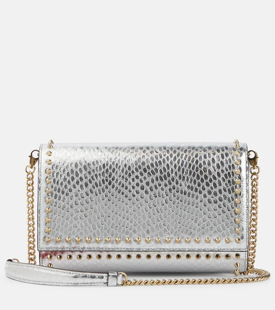 Pochette Paloma en cuir embossé