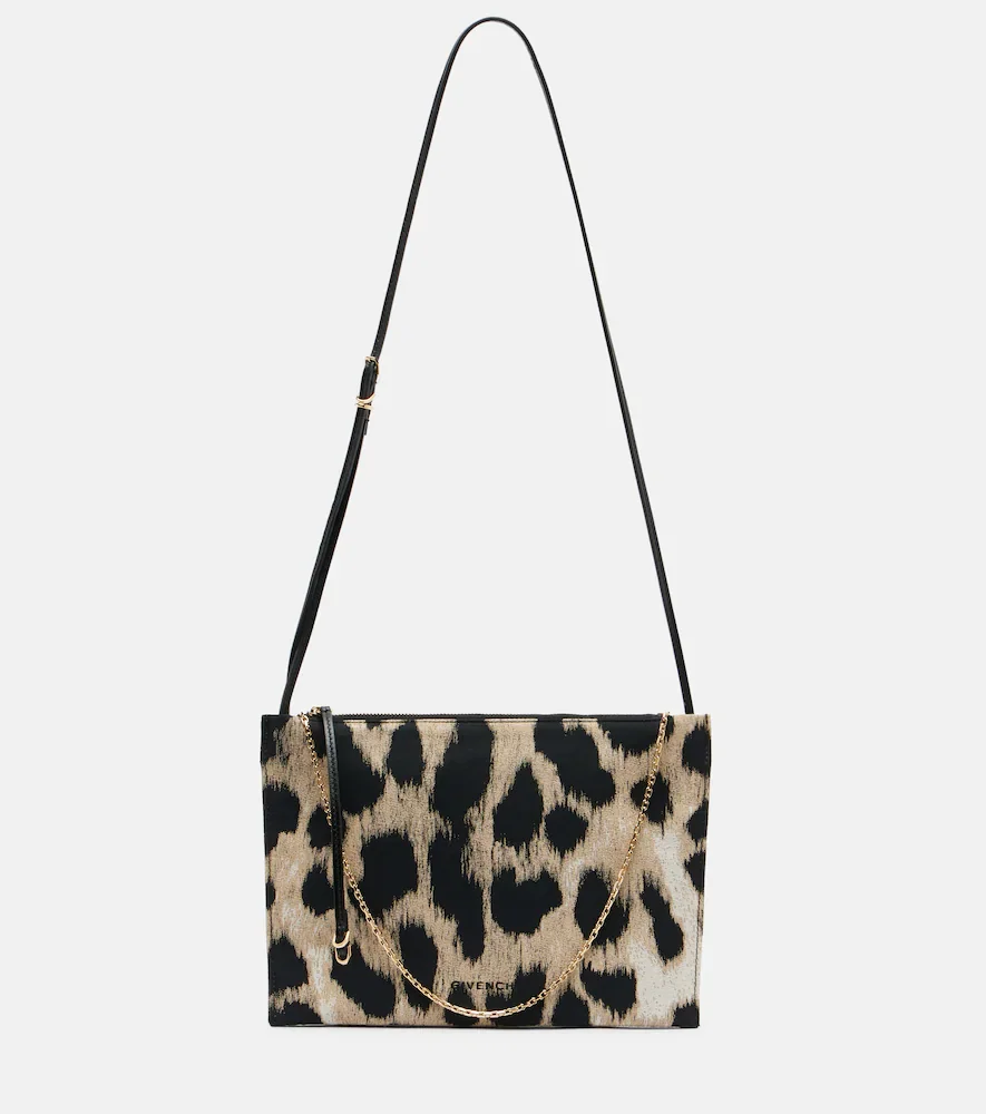 Pochette Voyou à imprimé léopard