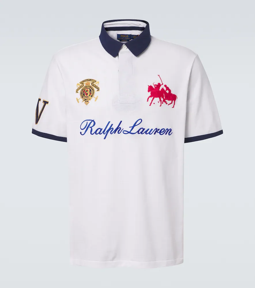 Polo de algodón bordado