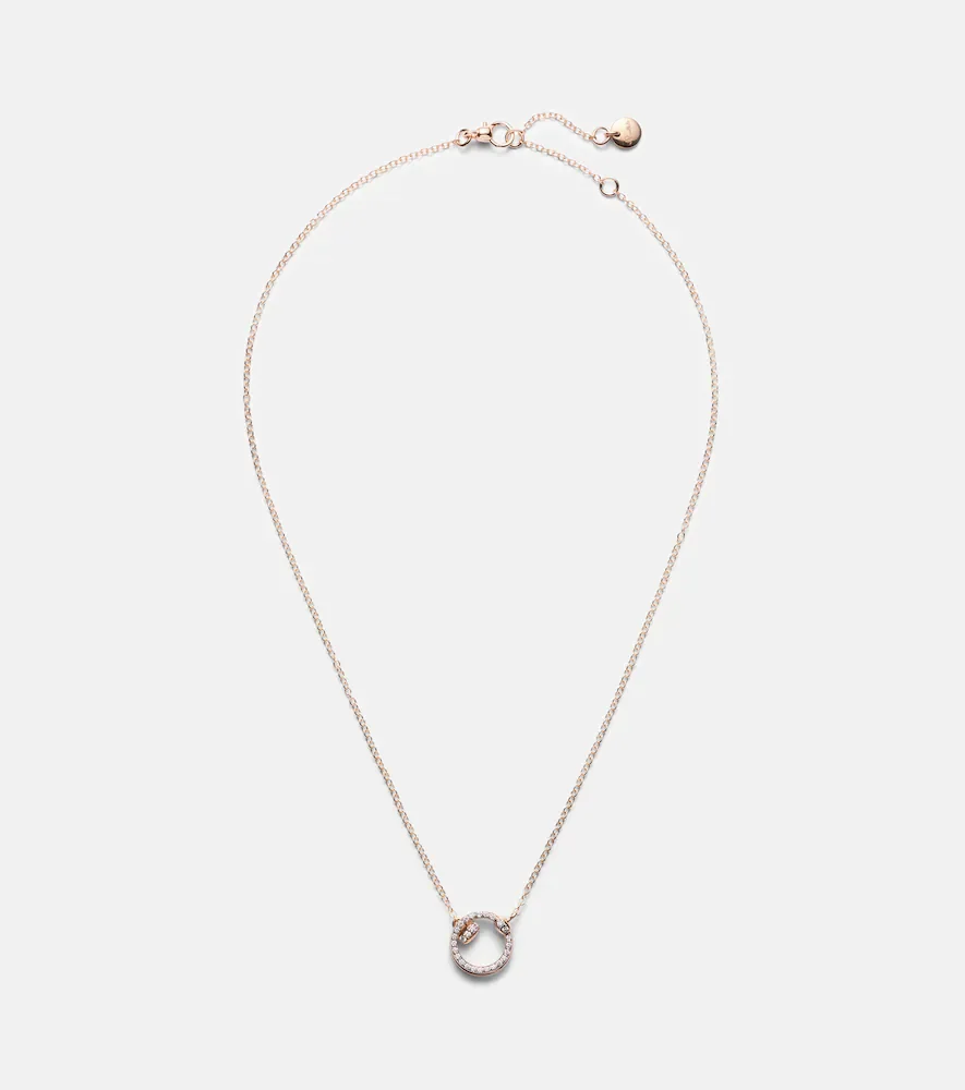 Pomellato Together 18kt rose gold chain necklace with diamonds
