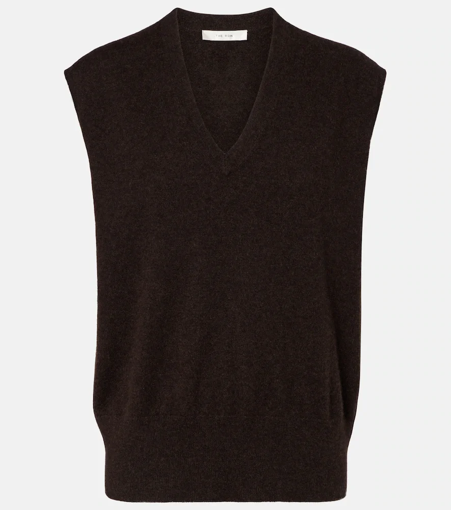 Pull sans manches Levi en cachemire