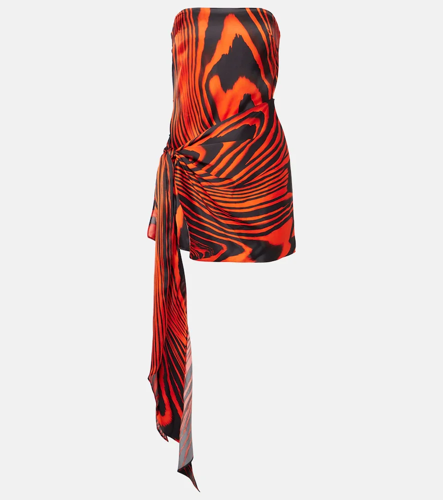 Robe bustier imprimée