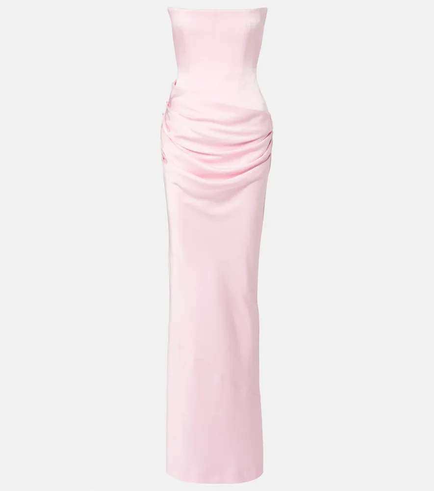 Robe bustier longue