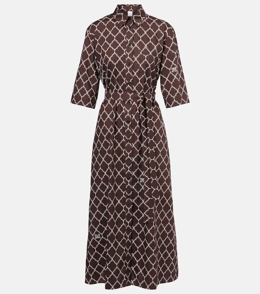 Robe chemise Daniel imprimée en coton