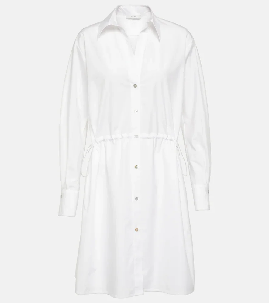 Robe chemise en coton