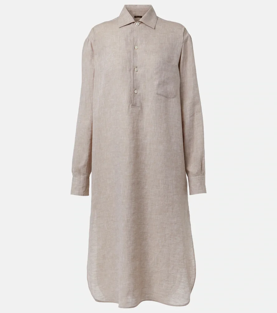Robe chemise Lora en lin