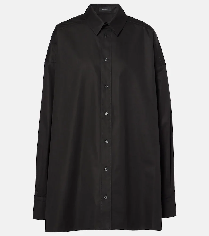 Robe-chemise oversize en coton