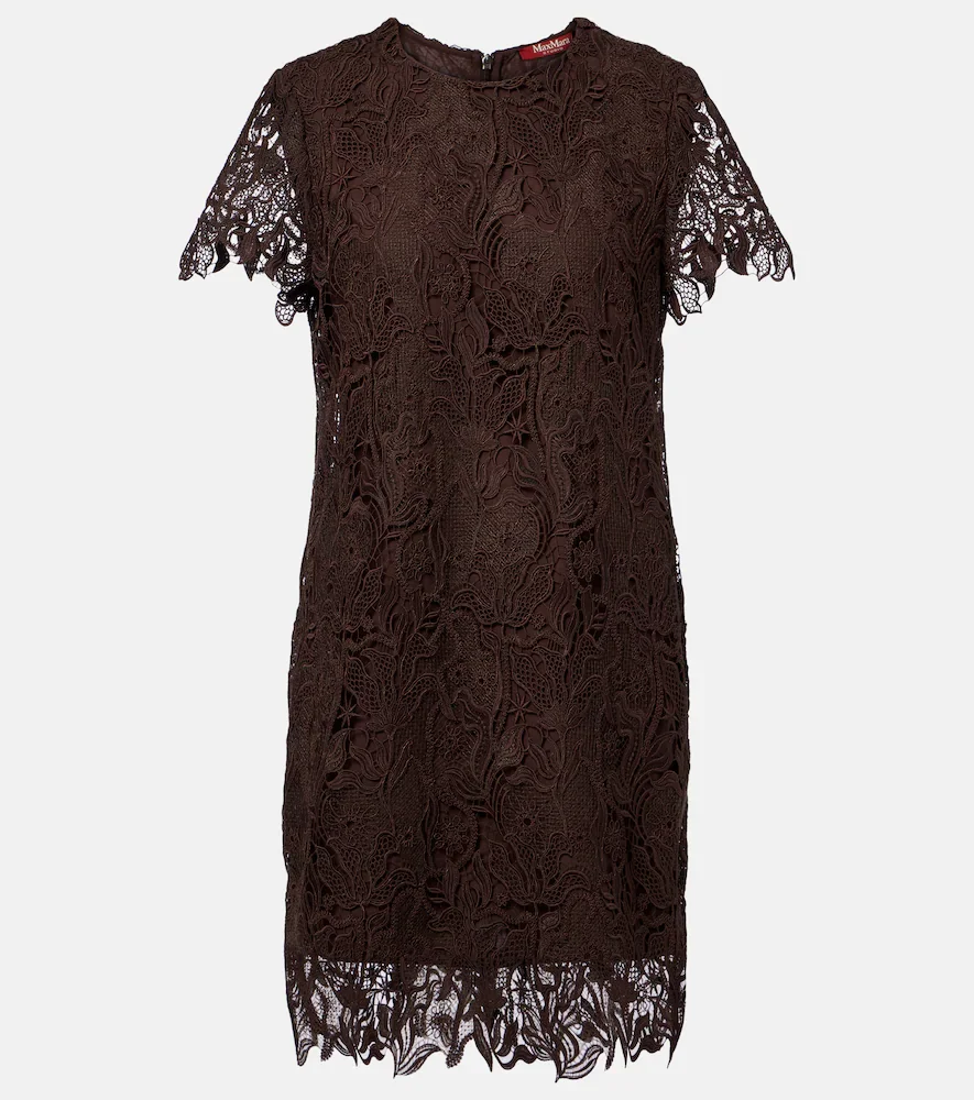 Robe en dentelle guipure de coton