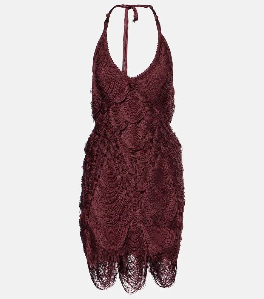 Robe en soie mélangée