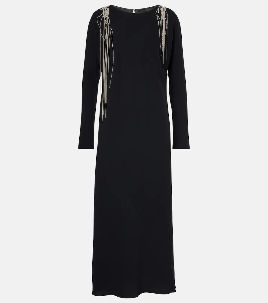 Robe longue à ornements