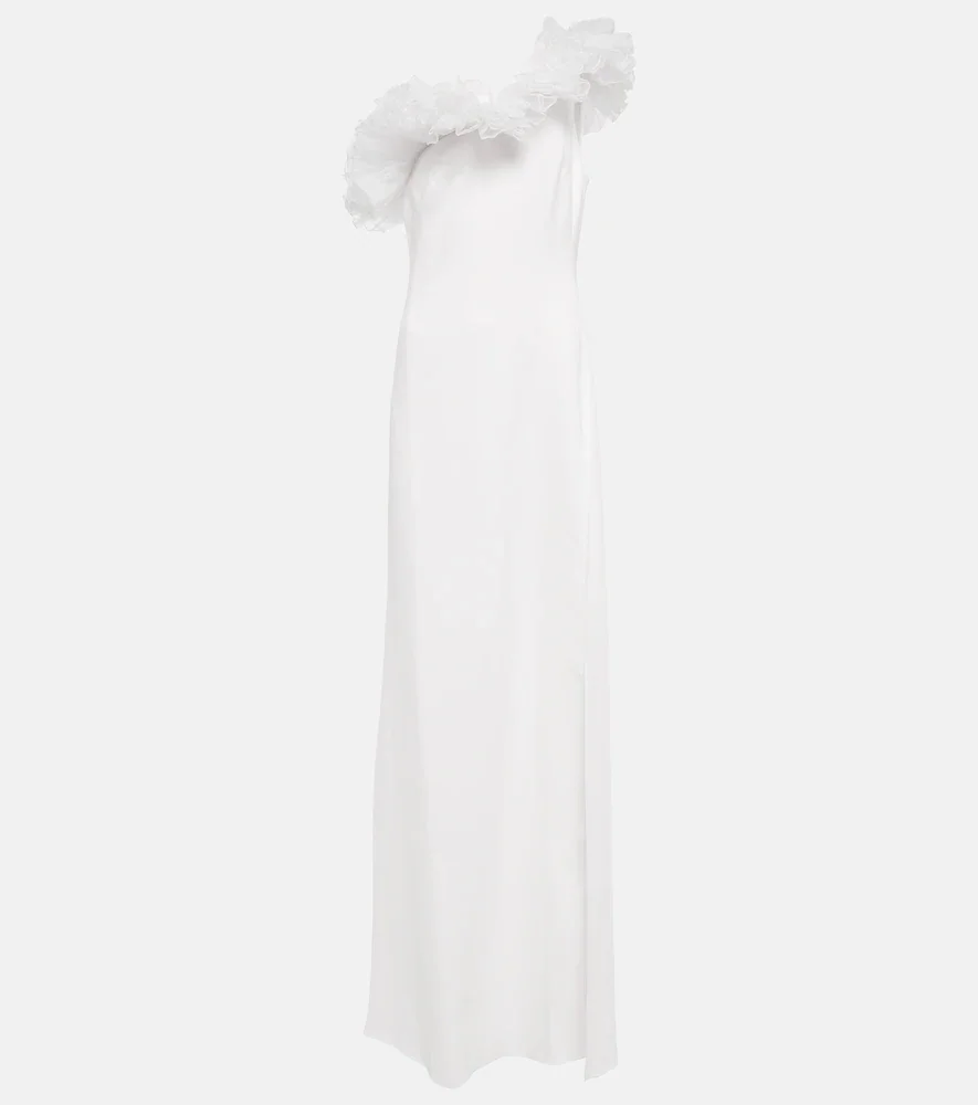 Robe longue asymétrique