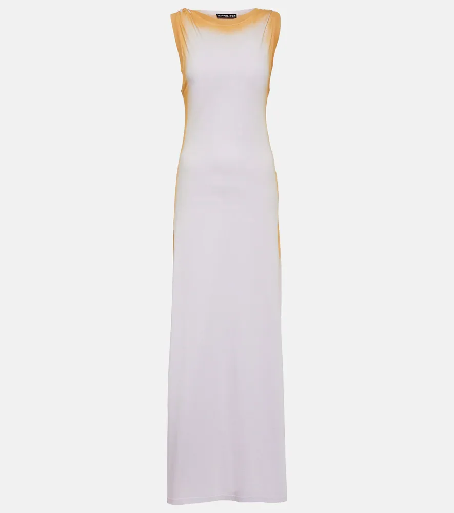 Robe longue en coton
