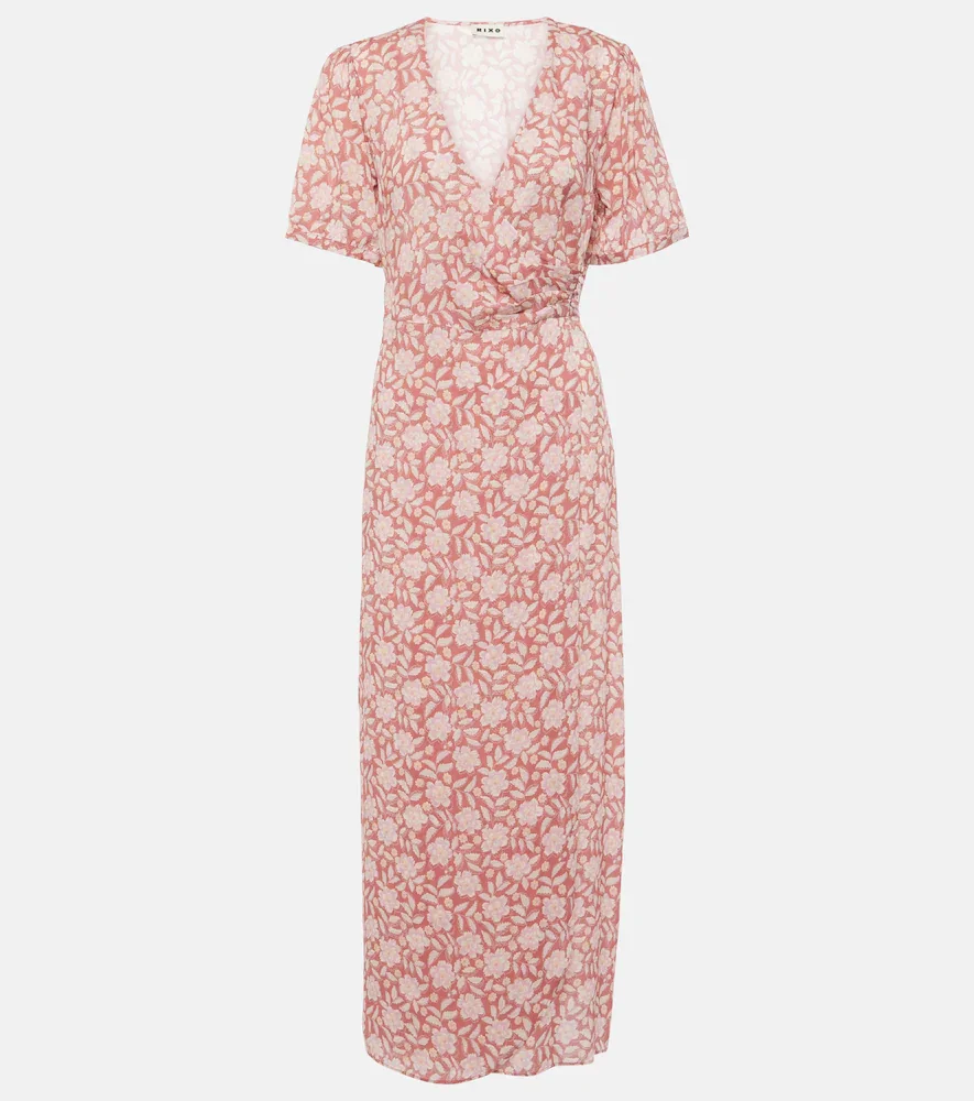 Robe midi Katrina à fleurs