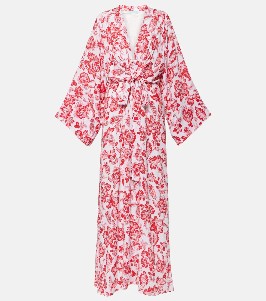 Robe portefeuille Wisdom à fleurs