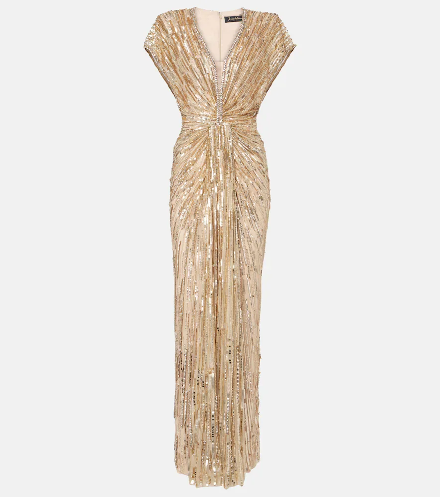 Robe Zola en tulle à paillettes