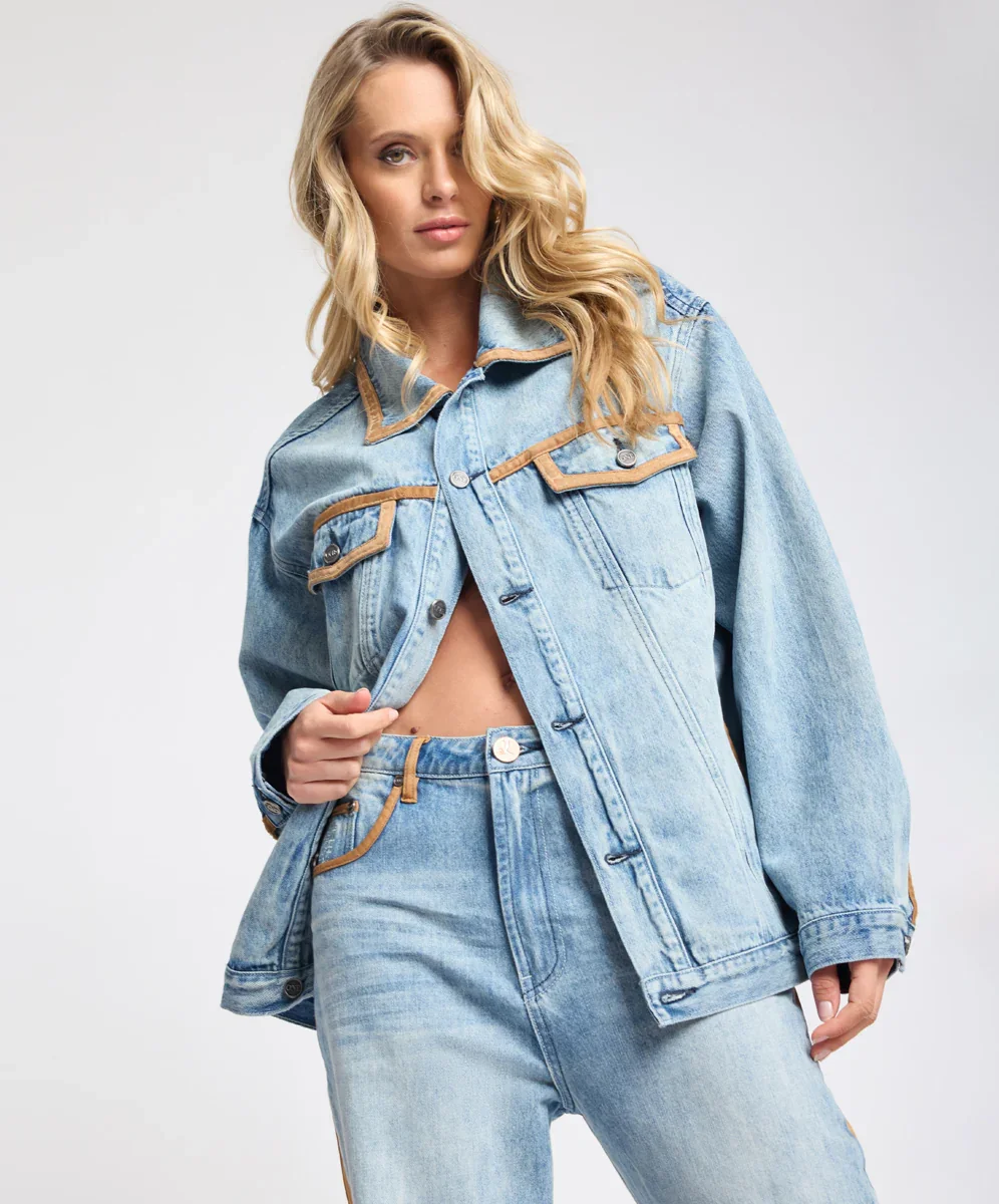 Rodeo Queen Boyfriend Denim Jacket - Salty Dog, LRG