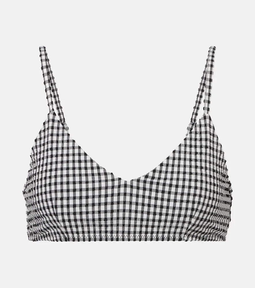 Róhe Gingham bralette