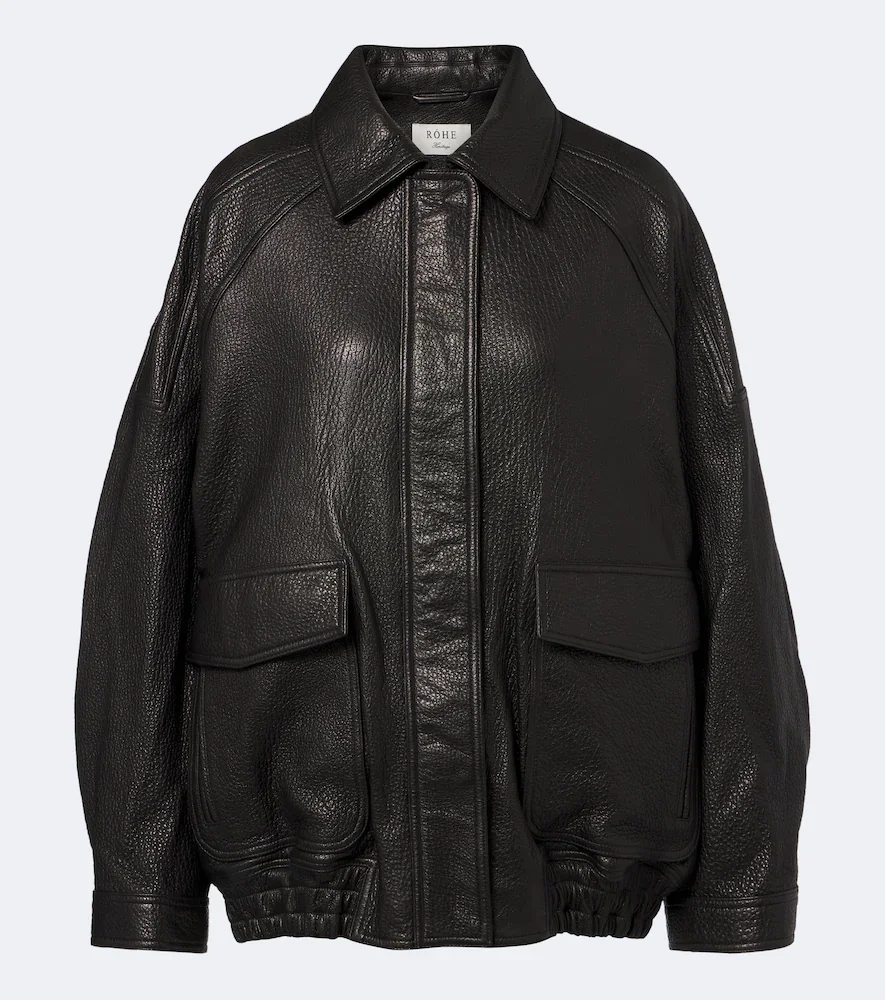 Róhe Leather blouson jacket
