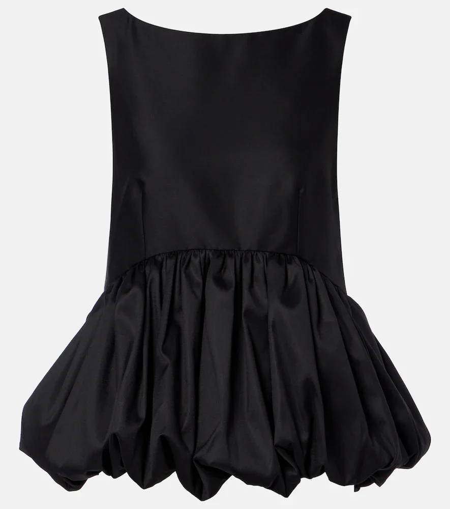 Rohe Peplum wool and silk top