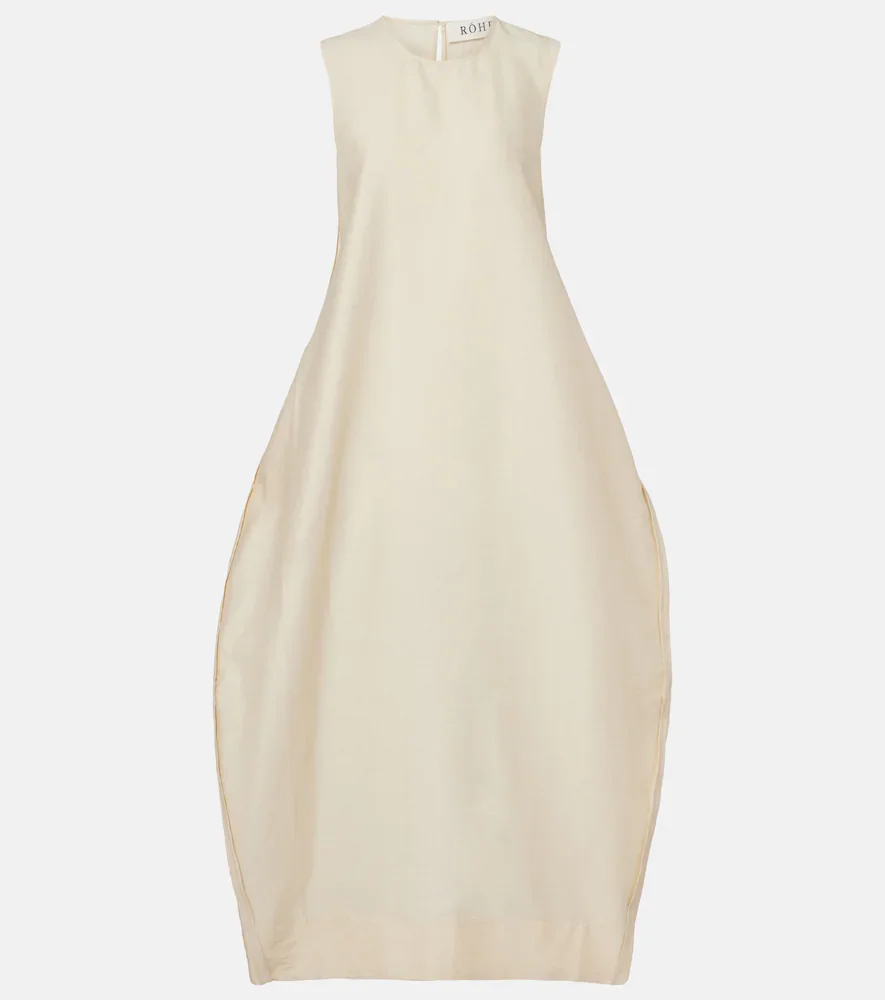Róhe Vestido largo en mezcla de lino