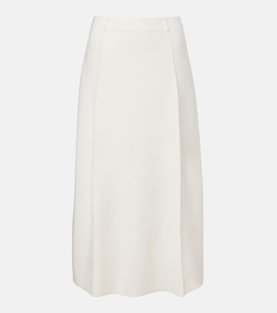Ruthie cashmere midi skirt