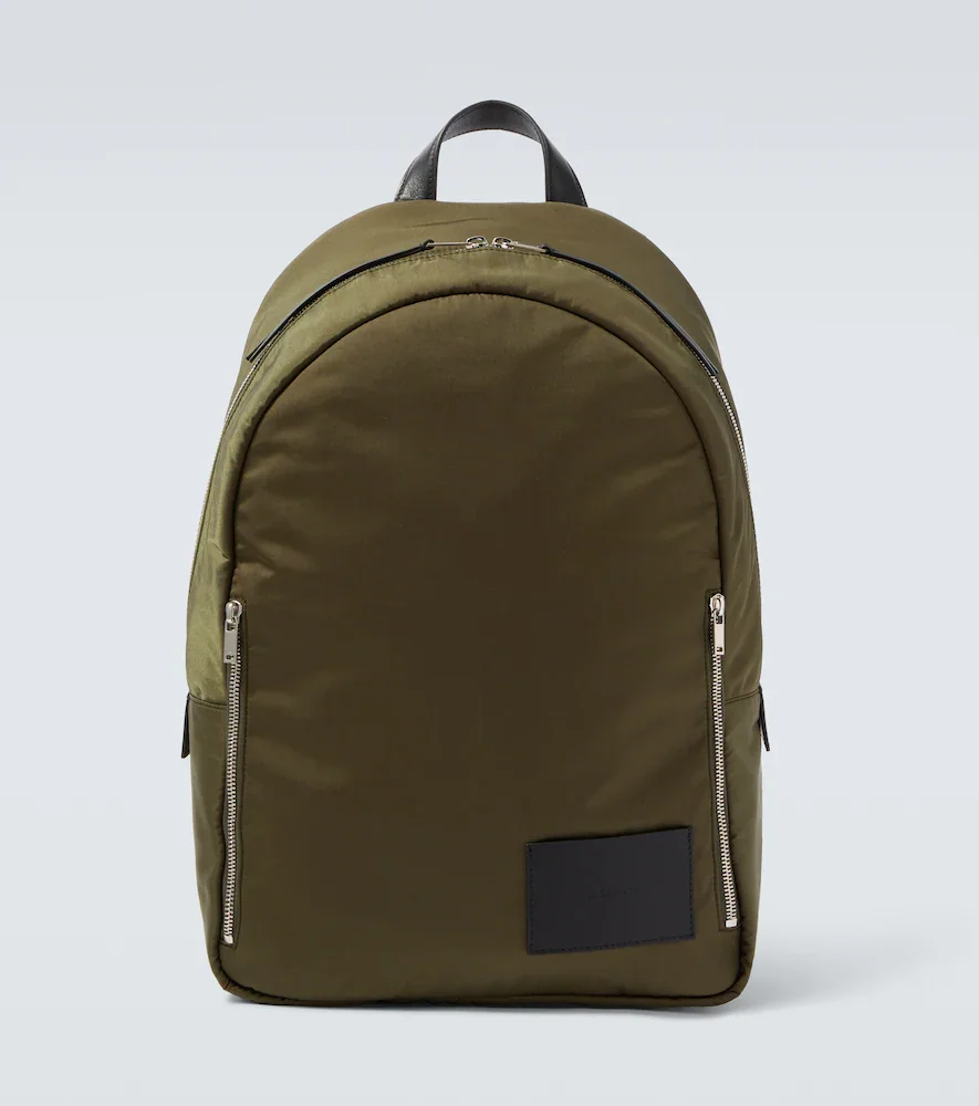 Sac à dos à finitions en cuir