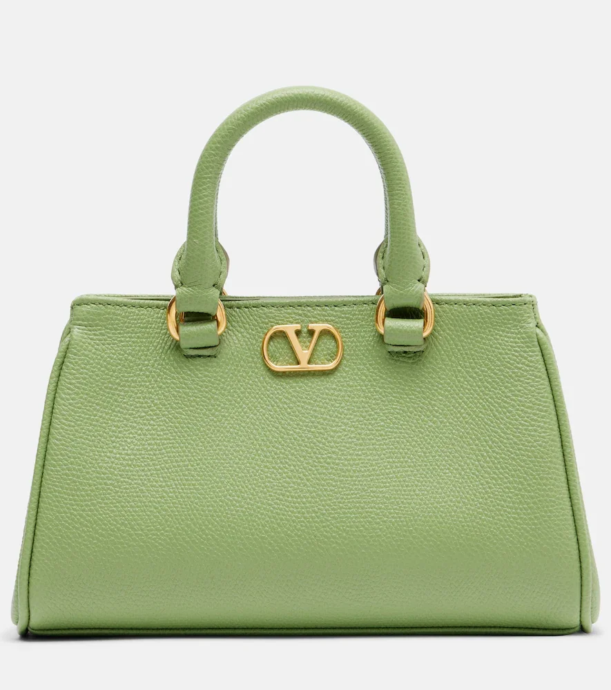 Sac à main VLogo Mini en cuir