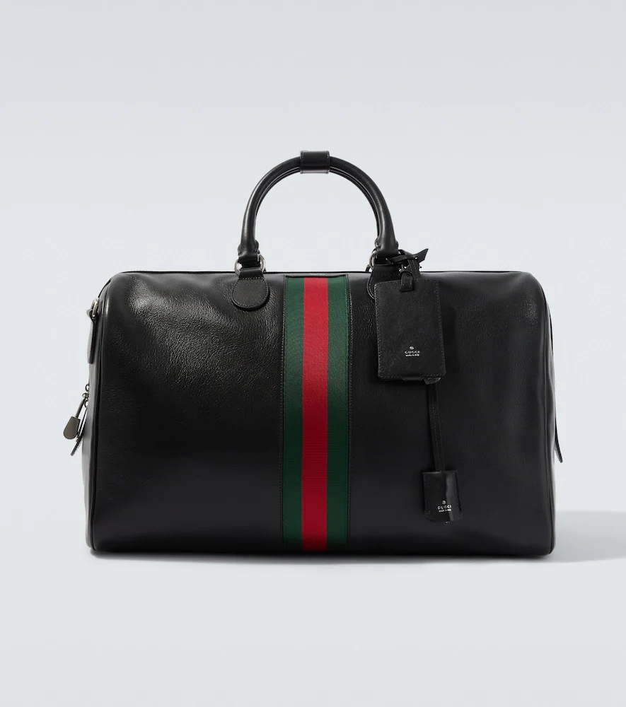 Sac de voyage Web Trademark Medium en cuir