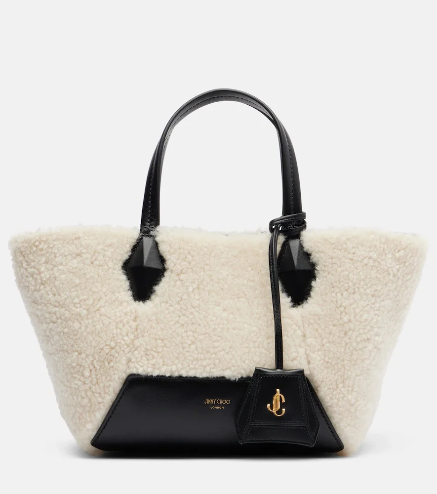 Sac Diamond Small en shearling