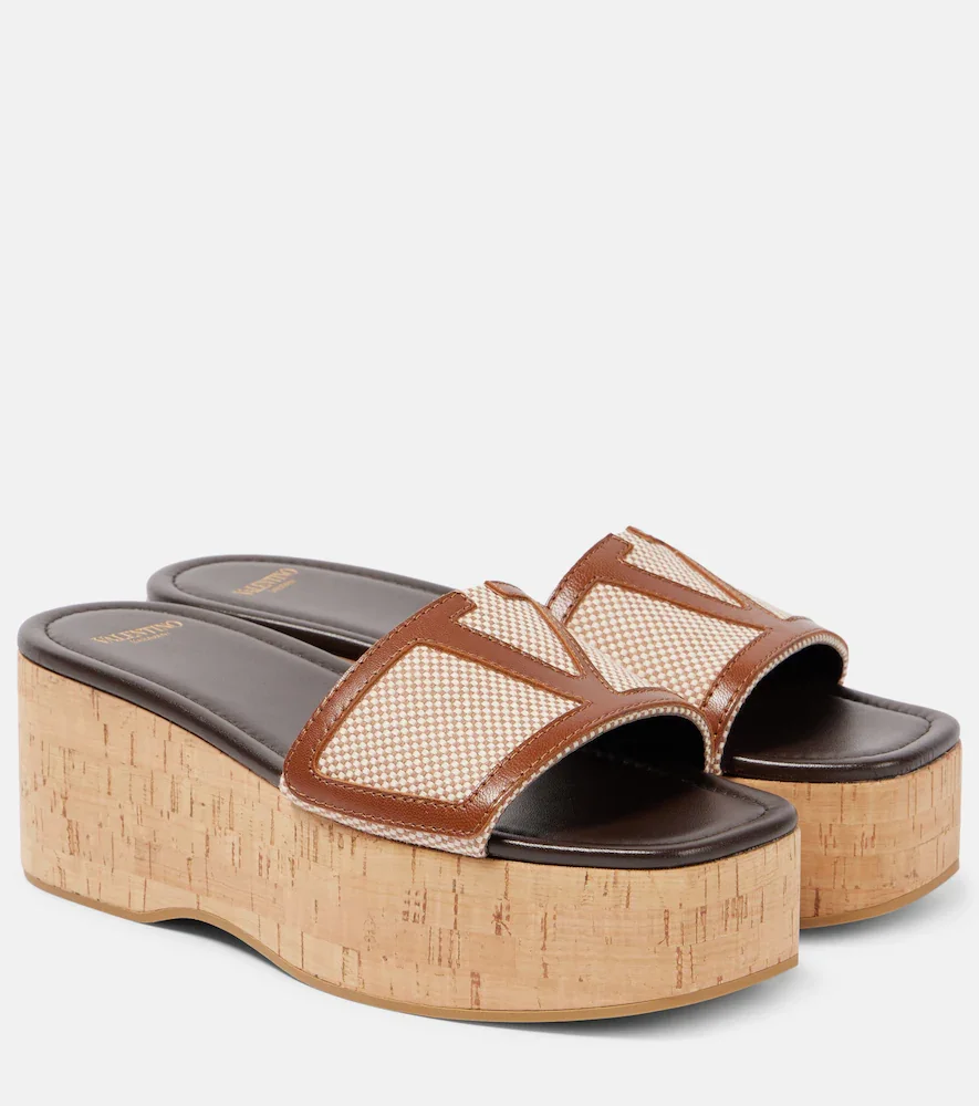 Sandalias Viva Superstar de lona con piel