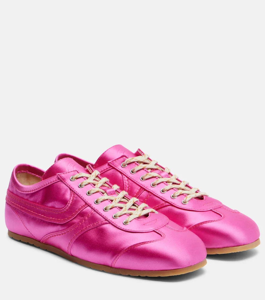 Satin sneakers