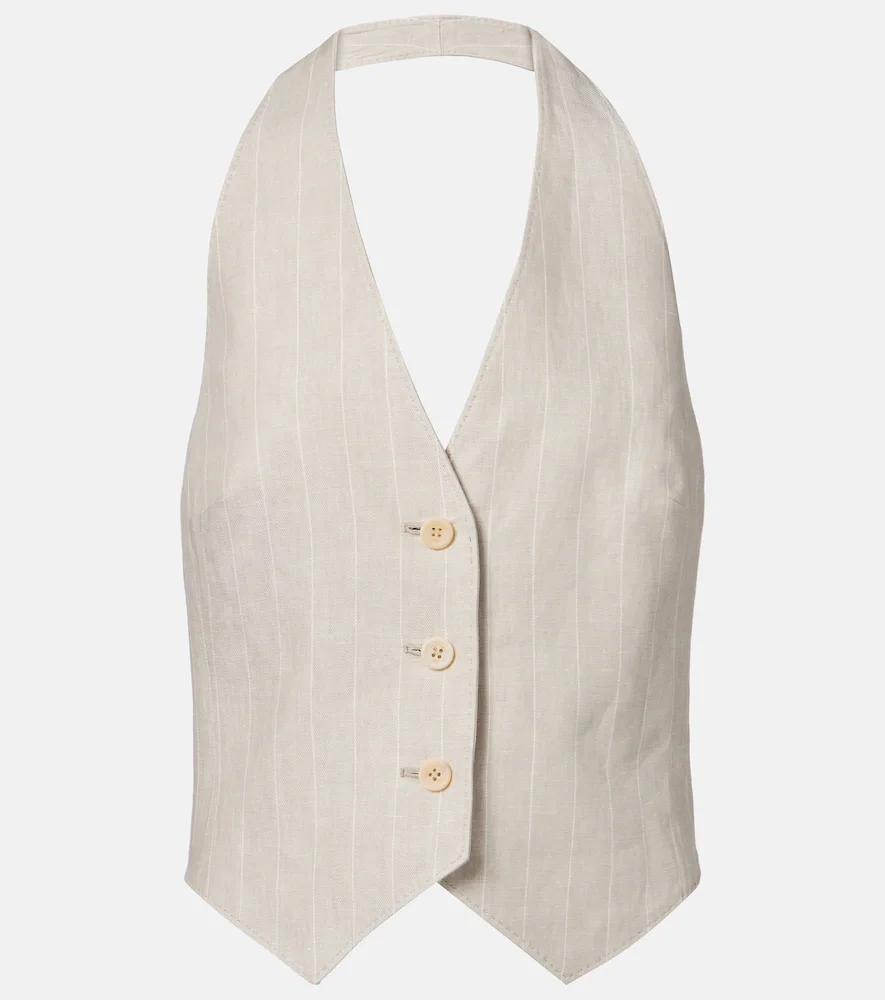 Sauro linen vest