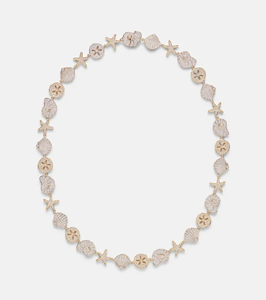 Sea Life 14kt gold (5851000) necklace with diamonds