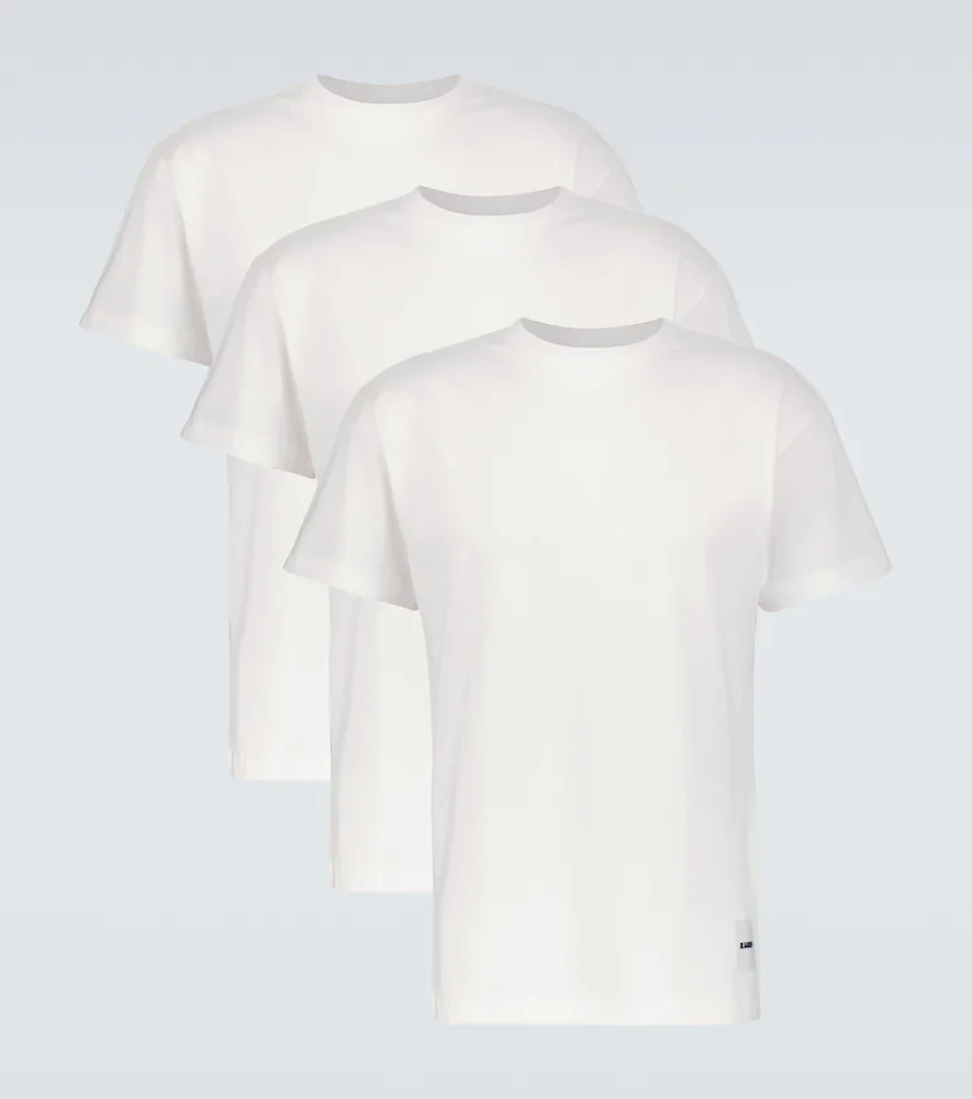 Set de trois t-shirts en coton