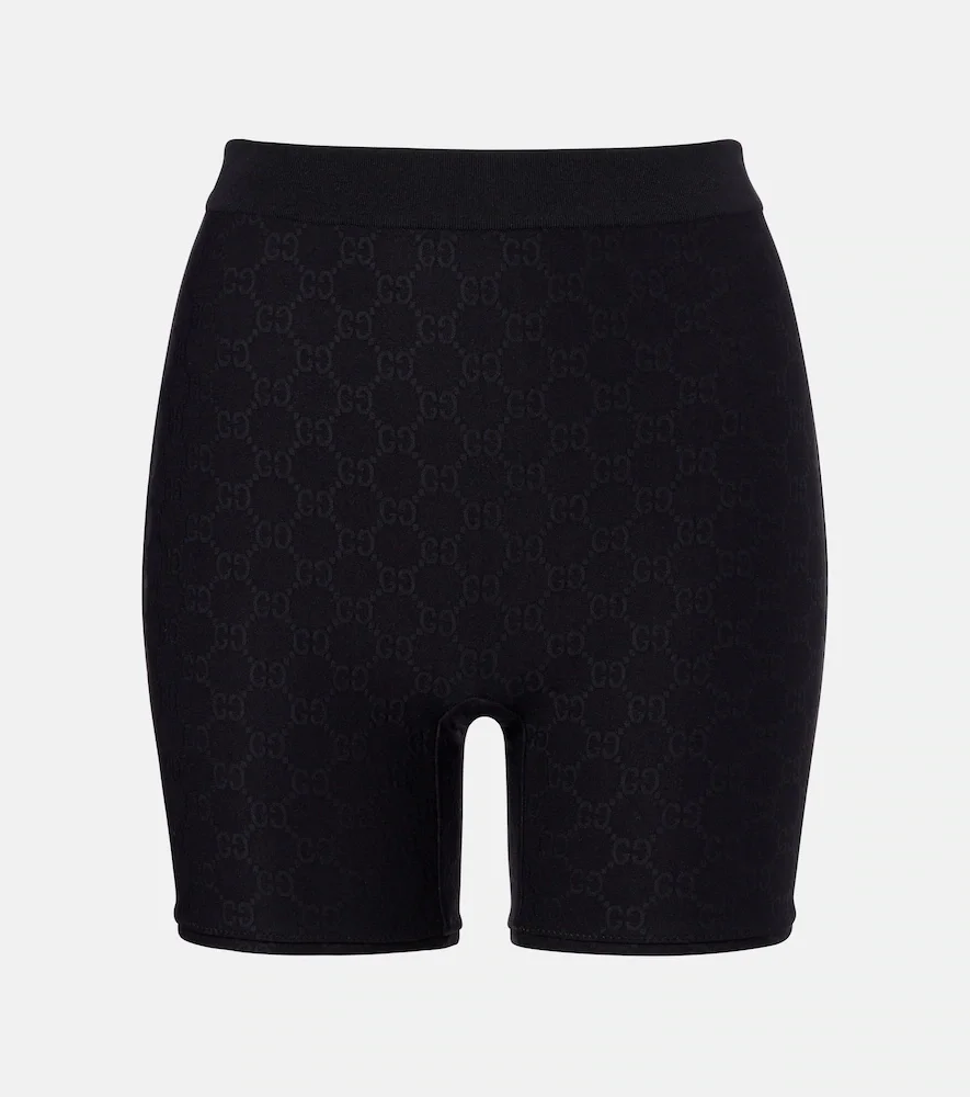 Short cycliste GG en jacquard