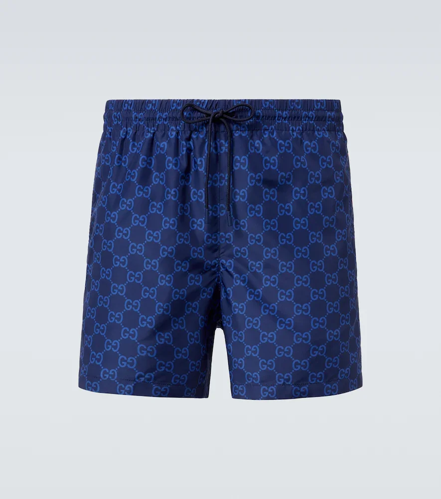 Short de bain GG Supreme Web Stripe