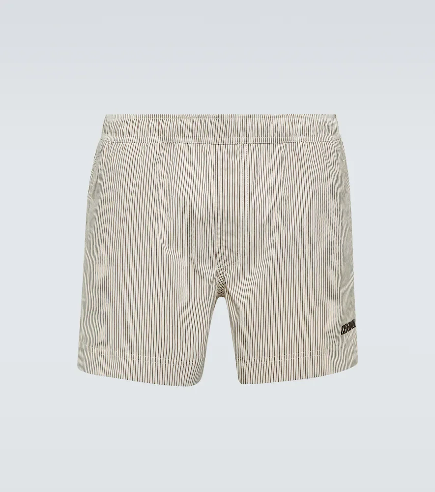 Short de bain rayé