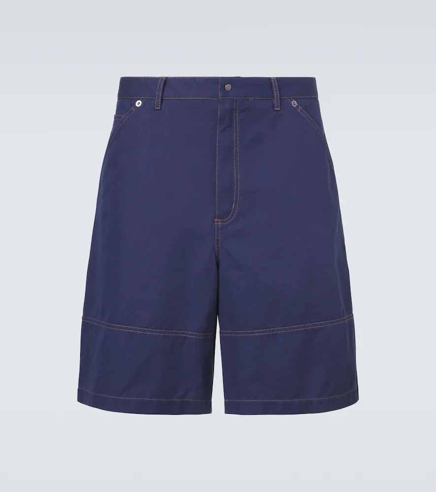 Short en coton et lin