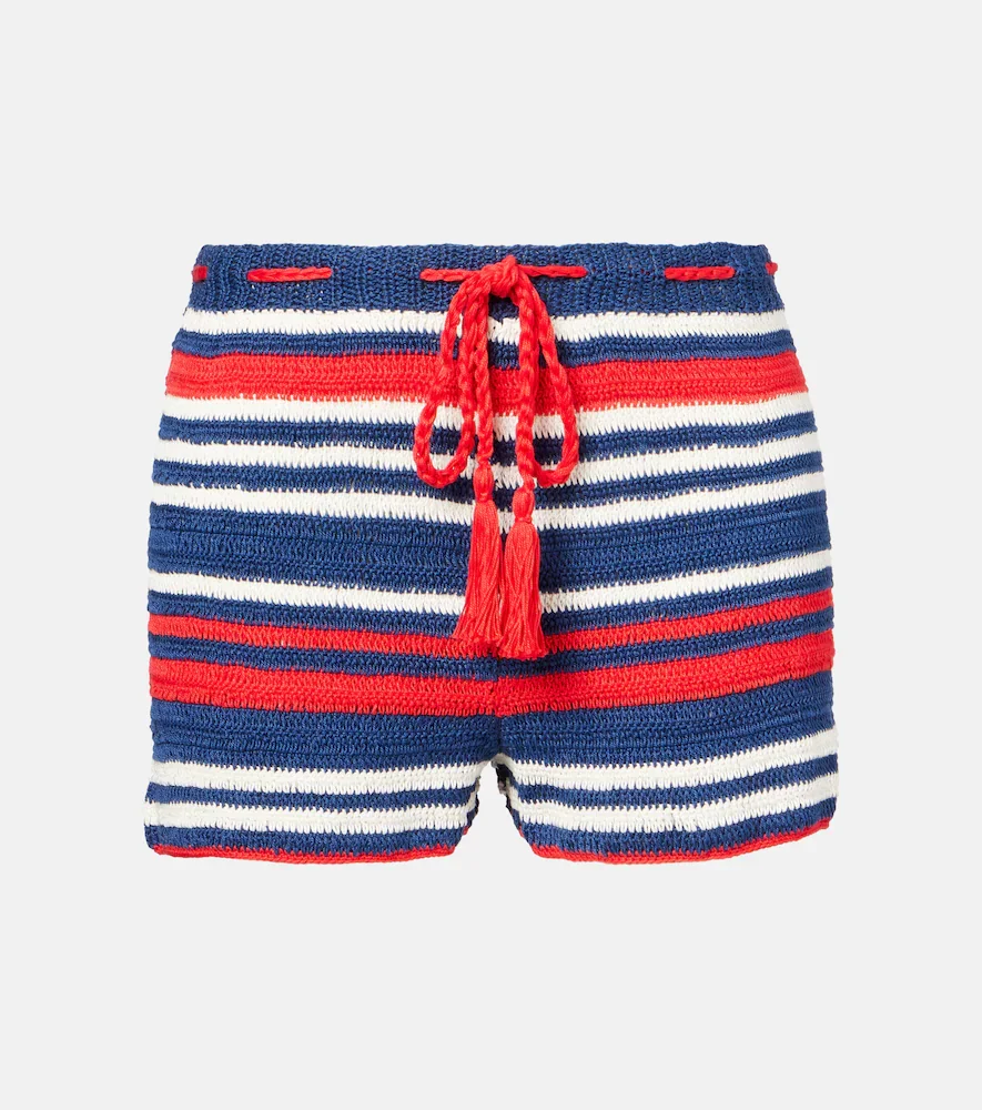 Shorts en croché de algodón
