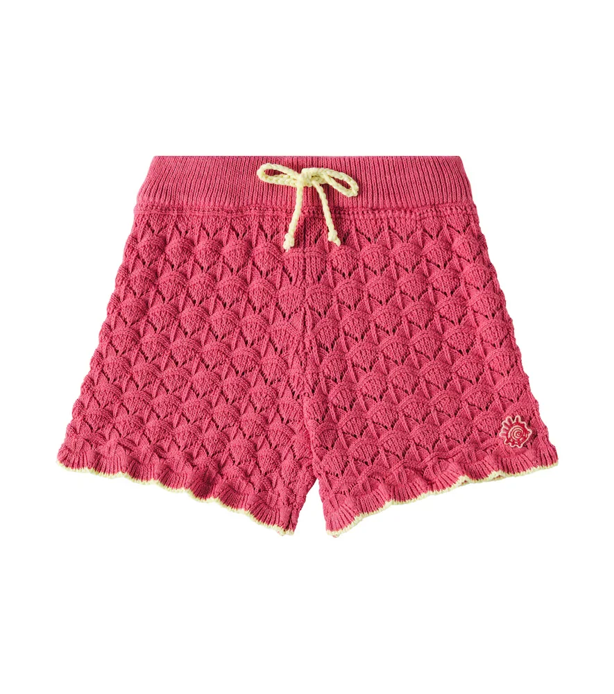 Shorts en punto de mezcla de algodón