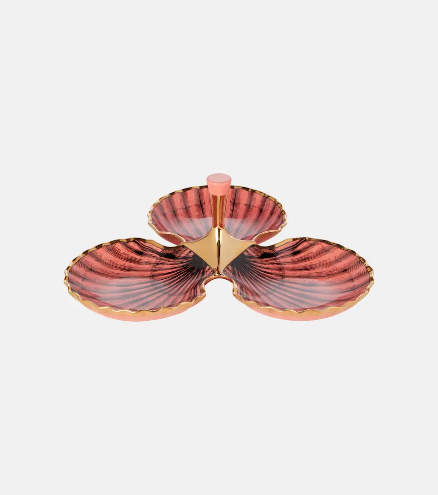 Sirena Trefoil porcelain serving dish