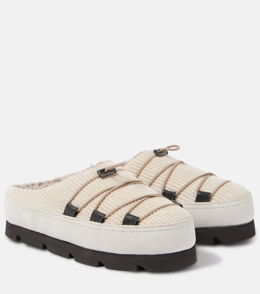 Slippers Chunky con borrego