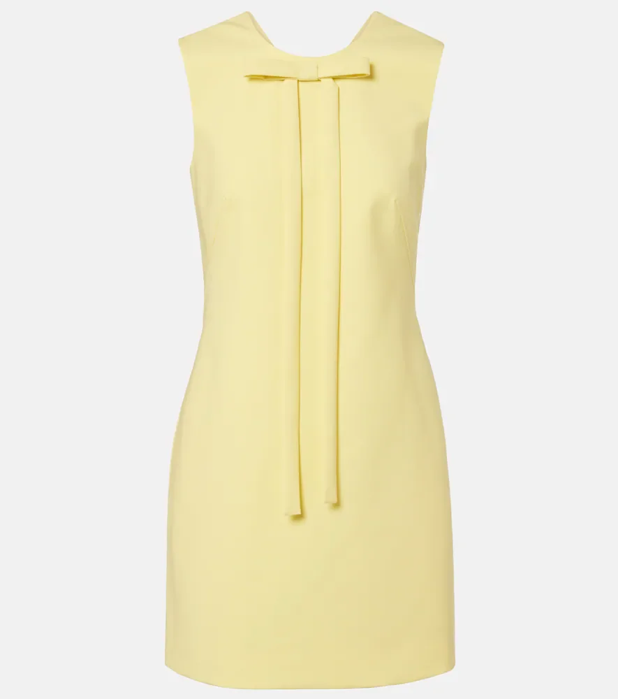 Sorra bow-detail minidress