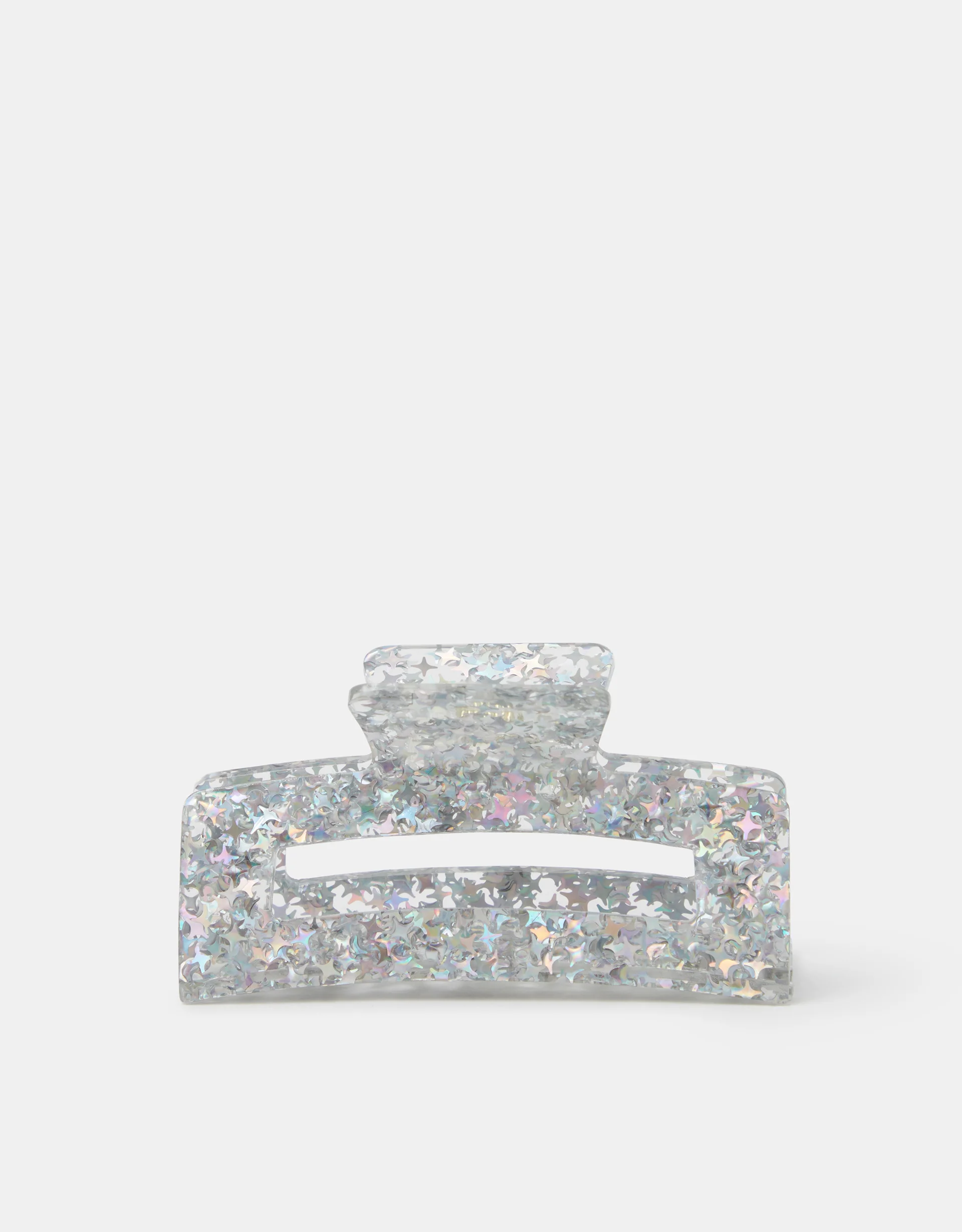 Star Confetti Resin Claw Clip