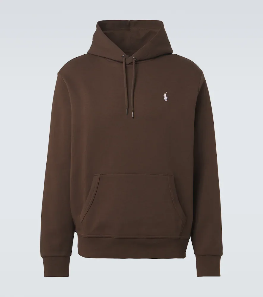 Sudadera con capucha de jersey en mezcla de algodón