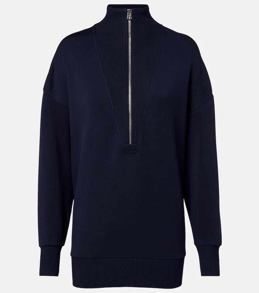 Sudadera Masie con cremallera parcial