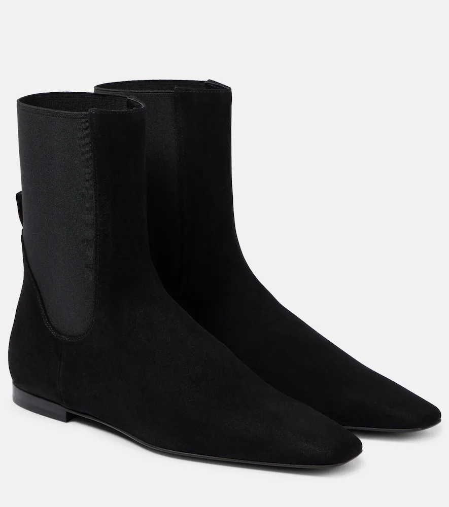 Suede chelsea boots