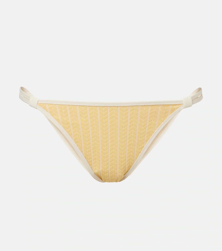 Sunscreen striped bikini bottoms