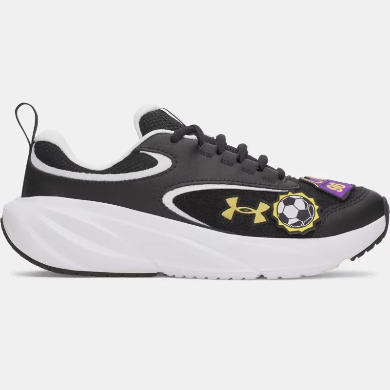Surge 5 Patches Boys' Grade School Running Shoes Black Black White 4